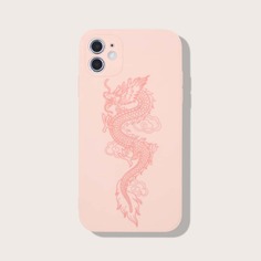 Чехол для iPhone с принтом китайского дракона Shein