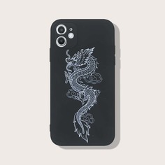 Чехол для iPhone с принтом китайского дракона Shein