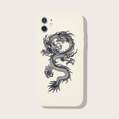 Чехол для iPhone с принтом китайского дракона Shein