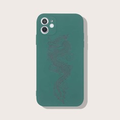Чехол для iPhone с принтом китайского дракона Shein