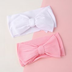 2шт детская повязка на голову с бантом Shein