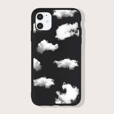 Чехол для iPhone с виртуальным принтом Shein