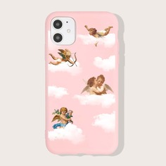 Чехол для iPhone с принтом ангела Shein