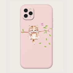 Чехол для iPhone с принтом кота Shein