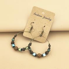 Серьги-подвески с бисерами Shein