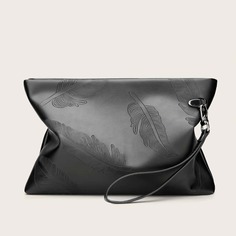 Мужская сумка-клатч с узором листа Shein