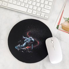 Круглый коврик для мыши с космонавтом Shein