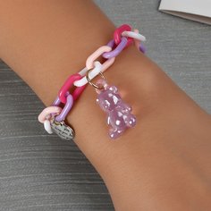 Браслет с декором медведя Shein