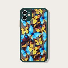 Чехол для iPhone с принтом бабочки Shein