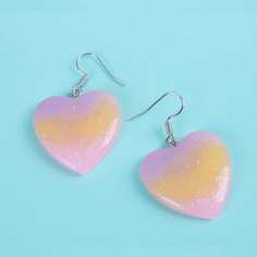 Серьги-подвески с сердечком Shein