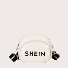 Регулируемый буква Круто Сумка через плечо Shein