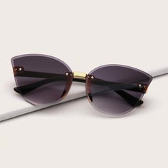 Солнечные очки без оправы для девочек Shein