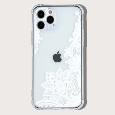 Чехол для iPhone с цветочным рисунком Shein