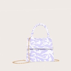 Контрастная сумка-сэтчел для девочек Shein