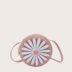Сумка через плечо с цветочным принтом для девочек Shein
