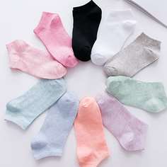 10 пар однотонные носки Shein