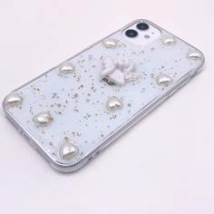 Чехол для iPhone с сердечком и ангелом Shein