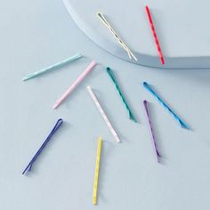 Однотонные заколки для волос 10шт Shein