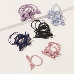 Резинки для волос с бантом 20шт Shein