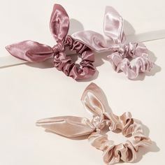 Атласная повязка для волос с декором 3шт Shein