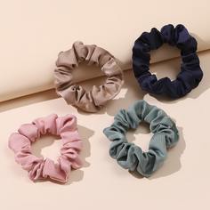 Эластичная резинка для волос 4шт Shein