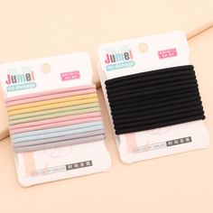 Однотонная резинка для волос 24шт Shein