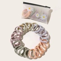 Резинка для волос в полоску 25шт Shein