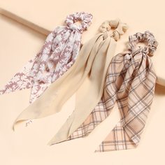 3шт резинка для волос в клетку Shein