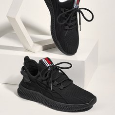на шнурках буква Спортивный Кроссовки Shein