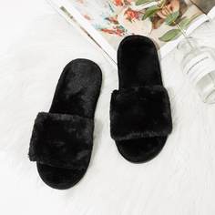Шлепанцы Из Искусственного Меха Shein