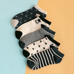 Полосатый Мужские носки Shein