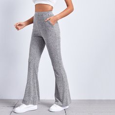 Брюки-клеш с карманом Shein