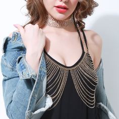 Многослойная цепочка для тела Shein