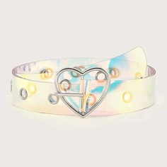 Прозрачный ремень с пряжкой для девочек Shein
