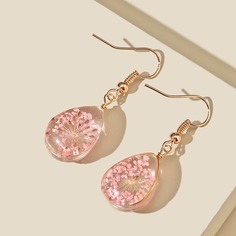 Серьги-подвески в форме цветка Shein