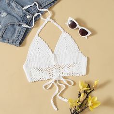Открытая спина Одноцветный Накидки Shein