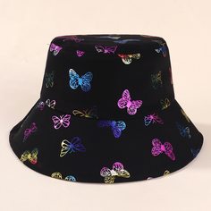 Детская шляпа с принтом бабочки Shein