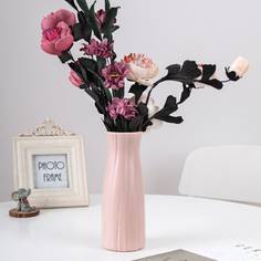 Однотонная пластиковая ваза 1шт Shein