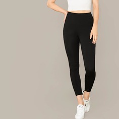 Короткие леггинсы с эластичной талией Shein