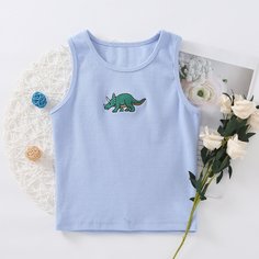 Вязаный топ с вышивкой динозавра Shein