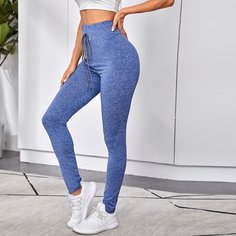 Леггинсы с широкой талией и узлом Shein