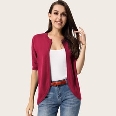 однотонный кардиган с оригинальным рукавом Shein