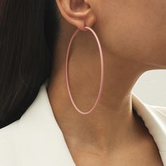 Позолоченные минималистские серьги-кольца Shein