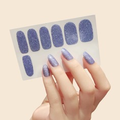 Блестящая наклейка для ногтей 1лист Shein