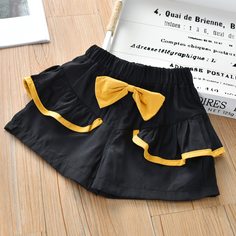 Контрастная отделка Повседневный Шорты для девочек Shein