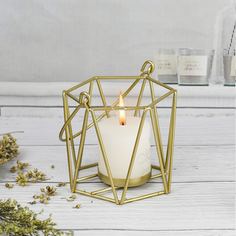 1шт железный подсвечник Shein