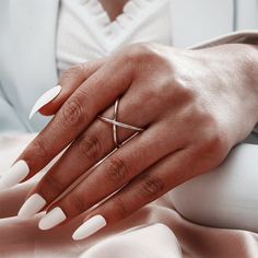 1шт Позолоченное кольцо Shein