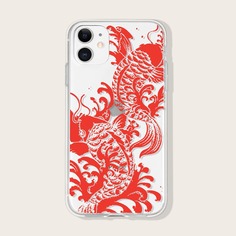 Чехол для iPhone с рыбным принтом Shein