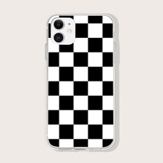 Чехол для iPhone с клетчатым принтом Shein