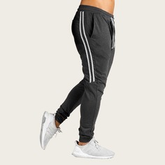 Мужские спортивные брюки на кулиске с полосками Shein